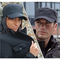 A-FL-3 Army Urban Cap Wintercap Flanell Herrencap Damencap Wintercaps Winterm�tze Winterm�tzen Kuba Caps Military M�tzen M�tze Schirmm�tze Castro Cuba Damenm�tze Herrenm�tze Kappe Cappy braun schwarz anthrazit (grau)