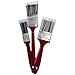 Wholeness Home Set of 3 Touch Up House Paint Brushes (1 inch, 1.5 inch and 2 inches)