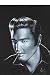 Velvet Elvis Presley 24 X 18 Suave Young Sexy with Blue Eyes Hand Painted Painting Picture