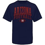 Arizona Wildcats Navy Blue Classic Football T-shirt