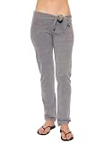 Womens Monrow He Knot Sweat Pants in Dark Heather Grey