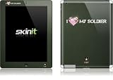Skinit I Heart My Soldier Green Vinyl Skin for Apple iPad 2