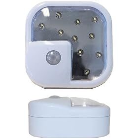 SE Wireless Motion Sensor Light - 10 Super-Bright LED