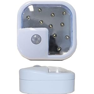 Wireless Motion Sensor Light - 10 Super-Bright LED