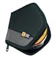 Case Logic CSR24 - Wallet for CD/DVD discs - 24 discs - gray, black