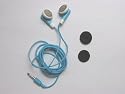 New Blue earphone (headset) earbud for all iPod Mp3 Player&other