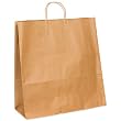 18" x 7" x 18 3/4" White Shopping Bag&yuml; (BGS111W) Category: Paper Shopping Bags
