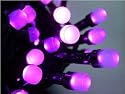 100x PINK LARGE LED lights, 6.6m string, Christmas Festive, multifunction indoor outdoor