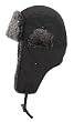 Pilotenm�tze Fliegerm�tze Fellm�tze Trapperm�tze Winter M�tze Flieger Trapper mit Fell Viele Farben zur Auswahl Braun Lederoptik 6 Ph002-03