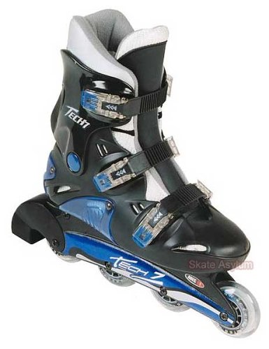 Childrens Toyshop  Third Party New : Recreational Inline Skates - Tech 7 - Size 8