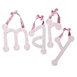 Pink Gingham Hanging Letter