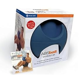  Gaiam Abs Ball Workout Kit (Color May Vary)