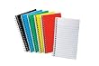 Ampad Wirebound Pocket Notebook, Narrow Rule, 3 x 5 inch, White Paper, 50 Sheets Per Pad
