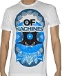 OF MACHINES - Blue Bird - White T-shirt