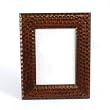 Handmade Mango Wood Standing or Hanging 5 x 7 Dimple Picture Frame