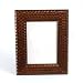 Handmade Mango Wood Standing or Hanging 5 x 7 Dimple Picture Frame