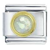 October Birthstone Pugster Italian Charm