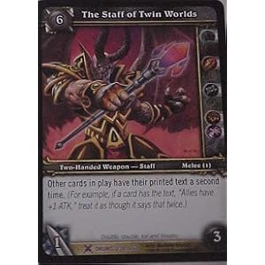 The Staff of Twin Worlds - Drums of War - Epic by World of Warcraft Cards