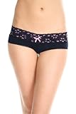 HoneyDew Sexy Supersoft Cross-Dyed Lace Accent Rayon Hipster Panties - Colors Available
