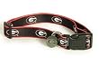Georgia Bulldogs Logo Dog Collar Size M/L