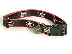 Georgia Bulldogs Logo Dog Collar Size M/L