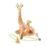 Coffret &agrave; Bijoux "Famille Girafe" + bijou