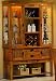 Medium Brown China Cabinet