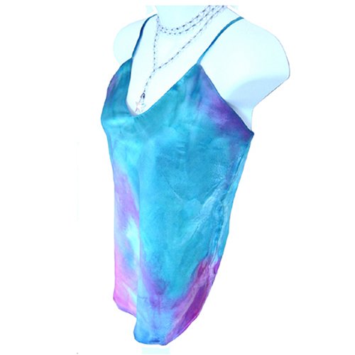 ArtisanStreet's Brilliant Sunrise Silk Camisole - Hand Painted. One Of A Kind.