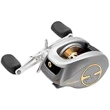 Pflueger President Low Profile Baitcast Reel, Wide Spool