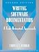Writing Software Documentation: A Task-Oriented Approach (Part of the Allyn & Bacon Series in Technical Communication) (2nd Edition)