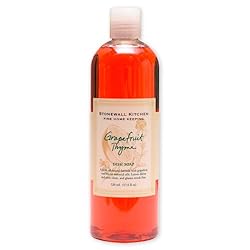 Stonewall Kitchen Dish Soap, Grapefruit Thyme, 17.6-Ounce Bottles (Pack of 3)