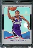 2006-07 Fleer # 244 Quincy Douby Sacramento Kings Basketball Rookie Card - Mint Condition - In Protective Display Case !