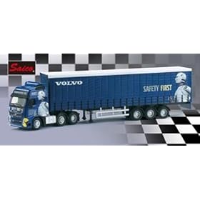 Saico Volvo Safety First Truck Transporter Superhauler Truck and Trailer 1.64 scale diecast Model