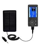 Solarbetriebenes Taschenaufladegerät für wiederaufladbaren externen Akkusatz für Insignia MP3 Player - benutzt Gomadic TipExchange Technologie