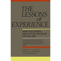 The Lessons of Experience: How Successful Executives Develop on the Job