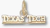 Texas Tech Red Raiders Texas Tech Charm - 14KT Gold Jewelry