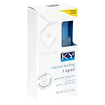 K-Y Personal Lubricant, Natural Feeling Liquid, 2.5-Ounce Bottles (Pack of 3)