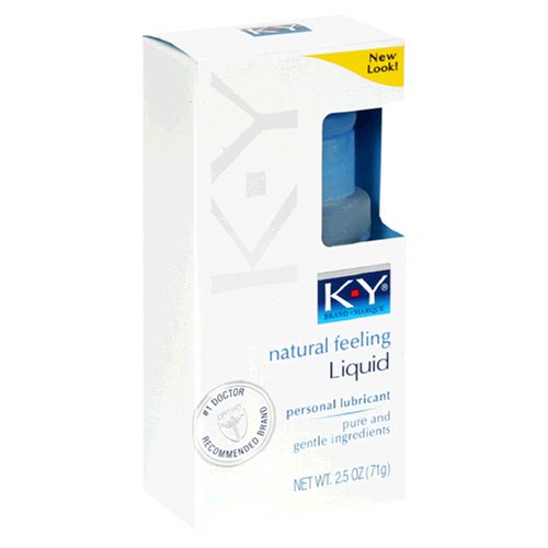 K-Y Personal Lubricant, Natural Feeling Liquid, 2.5-Ounce Bottles (Pack of 3)