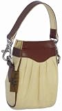 Nicole Miller Canvas Cell Phone Case with Hand Strap (Beige)