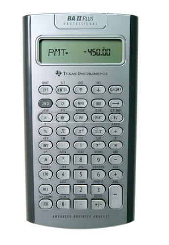 Texas Instruments BA II Plus Professional Financial Calculator