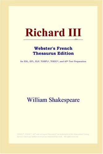 Richard III (Webster
