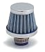 Automotive : Spectre 3996 Blue and Chrome Cotton Fiber Filter Breather