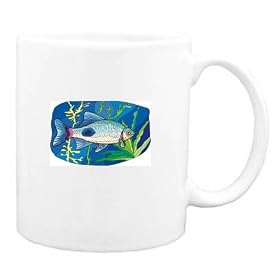 Mug with animal, aquatic, fish by Shopzeus
