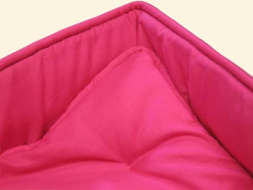 Portable / mini crib set - Solid Hot Pink Portable / Mini Crib Set - Made In USA