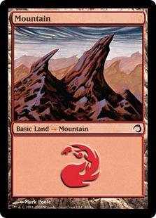 Magic: the Gathering - Mountain - Premium Deck Series: Slivers - Foil