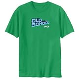 T-SHIRT GREEN  OLD SCHOOL GOLF 