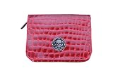 Bella Crystal Coin Purse Red Skull Design