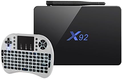 Xgody X92 Android 6.0 TV Box Amlogic S912 Octa-Core Kodi 16.1 2GB RAM 16GB ROM HDMI Fully Loaded 4K Movies Mini PC Streaming Media Player Dual Band WiFi 2.4G/5G White I8 Air Mouse Keyboard