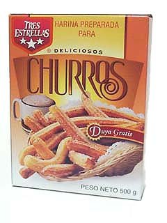 Tres Estrellas Churros Flour Mix, 17.6 oz.