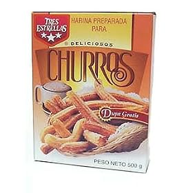 Tres Estrellas Churros Flour Mix, 17.6 oz.